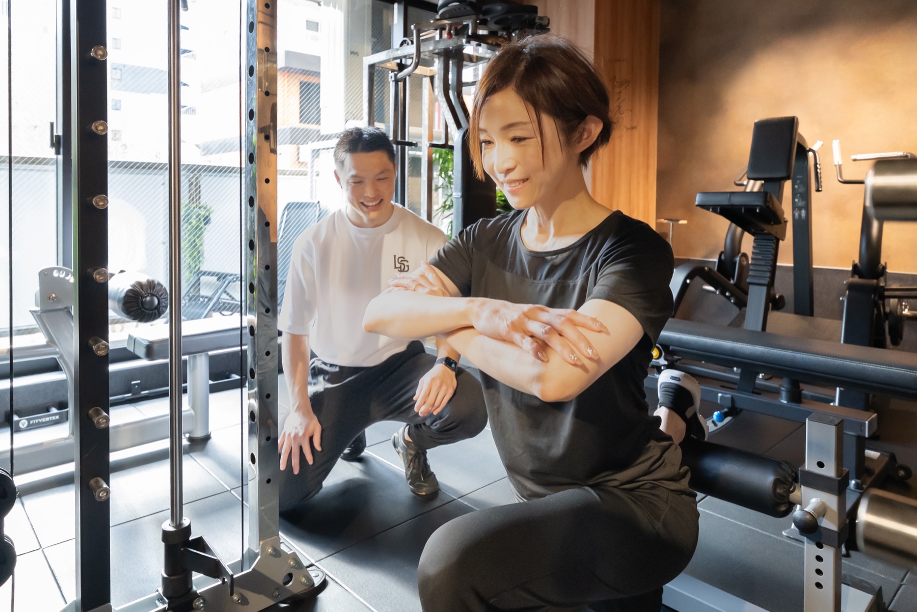 女性会員とのマンツーマンセッション